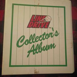 Old Baseball Binder