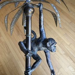 Lamps (2 Ea) Brass  Monkeys