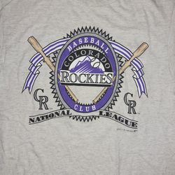 Vintage 90's Colorado Rockies T-shirt 