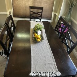 Dining Room Table 6 Chairs 