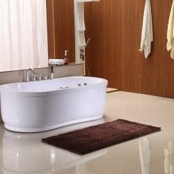 Hydrotherapy Whirlpool Jetted Bathtub Indoor Soaking Hot Bath Tub Freestanding