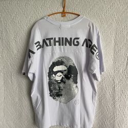 A Bathing Ape BAPE White Oversize Tee