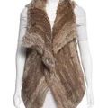 Calypso Brown Rabbit Fur Vest