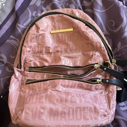 Steve Madden Pink Small Backpack 