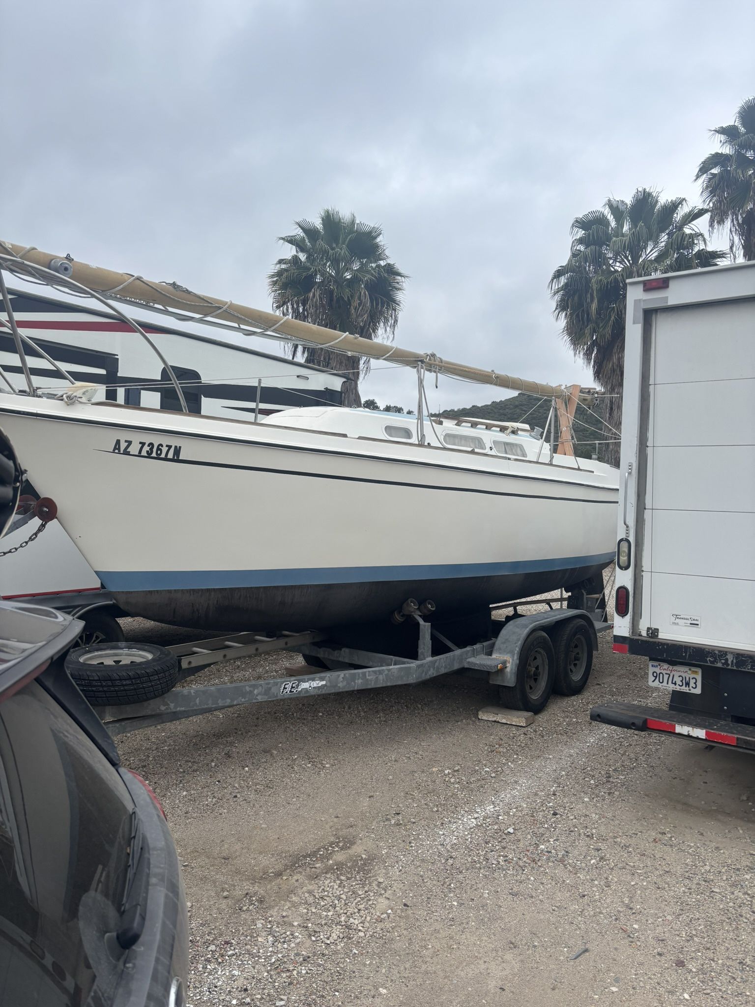 1975 O’Day 25 swing keel