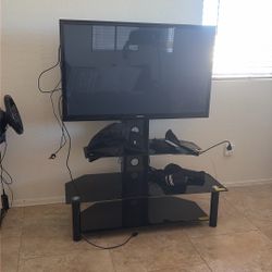 Tv Stand With Tv 