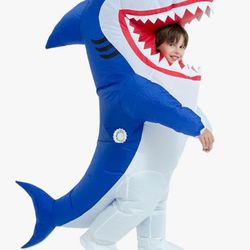Shark Blow Up Costume 6-7 Years