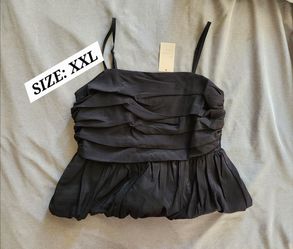 RUCHED PEPLUM TOP