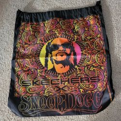 Two Bags Skechers And Snoop Dogg Black Drawstring Bag