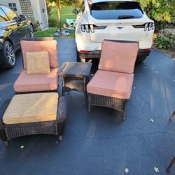 Patio Chair Set 4 Pcs