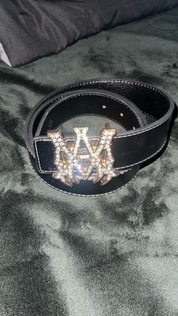 belt with diamonds on it