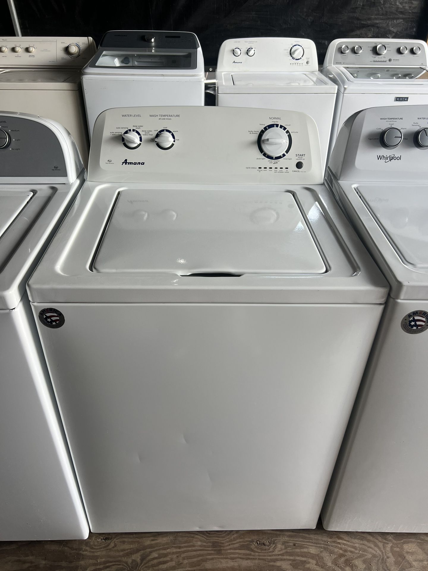 Amana Washer Single   60 day warranty/ Located at:📍5415 Carmack Rd Tampa Fl 33610📍 