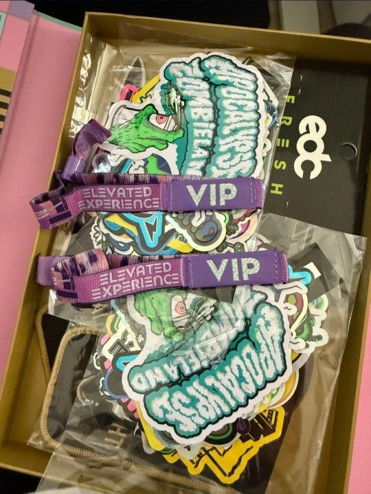 2 EDC Las Vegas 2025 - VIP 3-Day Wristbands - $900 each / $1700 for both