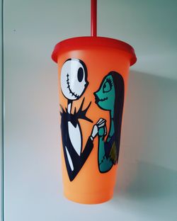 Jack and Sally Customized cup