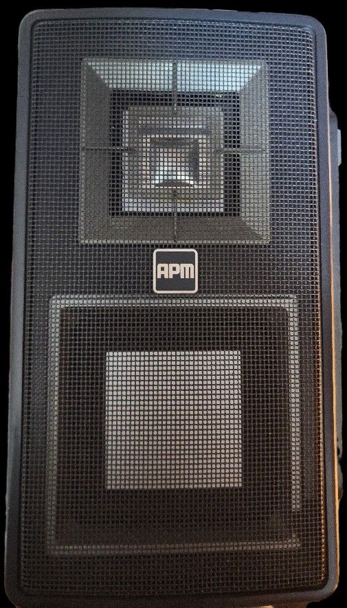 Sony APM Monitor Speaker with Wall Mount Brackets 4-907-715-02 Mint