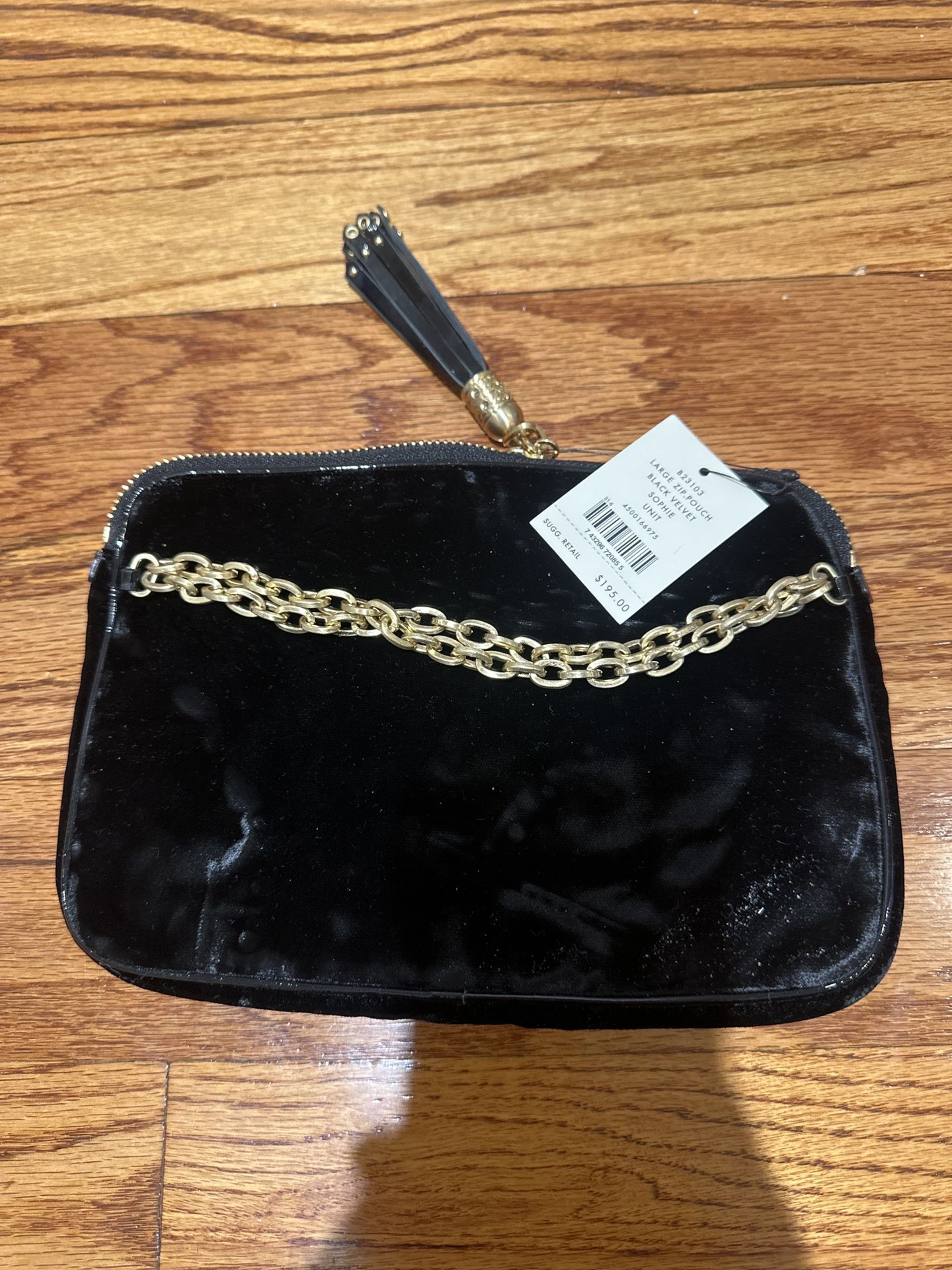 Cole Haan Velvet Zip Pouch 