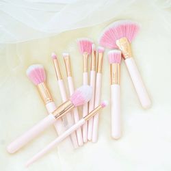 10 Pieces Brand New Makeup Set Brushes 