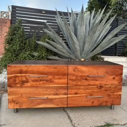 CB2 Solid Wood Dresser 