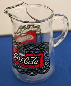 VTG 1970's Coca-Cola Glass Pitcher