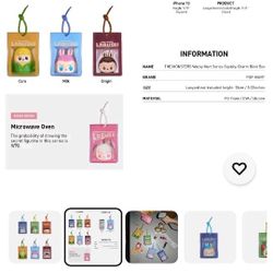 POPMART Labubu The Monsters Wacky Mart Squishy Pendant 