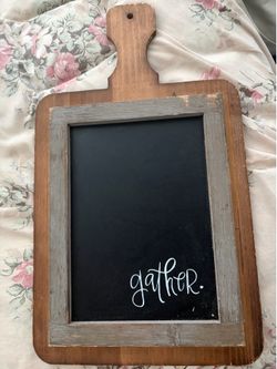 Hanging chalkboard