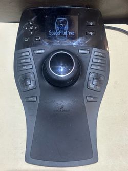 3Dconnexion SpacePilot Pro 3D Mouse Controller Wired USB LCD Display Black