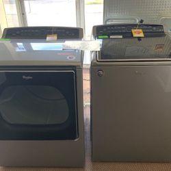 WHIRLPOOL DRYER AND WASHER WEDDC WTWDC 🤙 SB