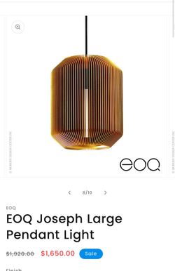 EOQ Joseph Large Pendant Light