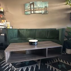 GREEN VELVET FUTON COUCH FOR SALE [+ MORE]