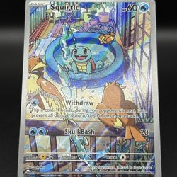 Squirtle - SV07: Stellar Crown (SCR) Mint Condition Pokemon Card 
