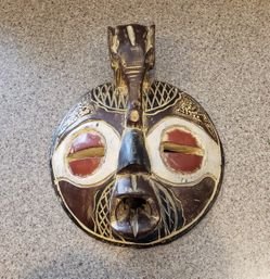Decorative Mask from Ghana 12.5" × 9.75"