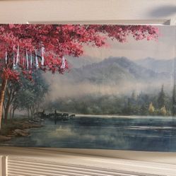 Nature Canvass Wall art 20”x40”