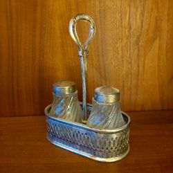 Vintage Salt & Pepper Caddy..