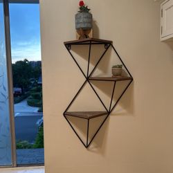 Wooden Boho Shelf 