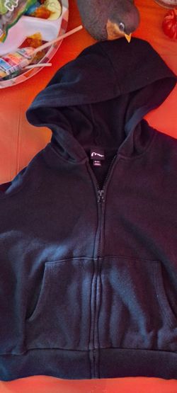 Girls crop black jacket