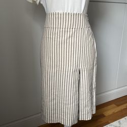 Harold’s Brown & Cream A-line Skirt Size 0