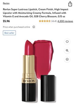 Revlon Super Lustrous Moisturizing Cream Lipstick with Vitamin E