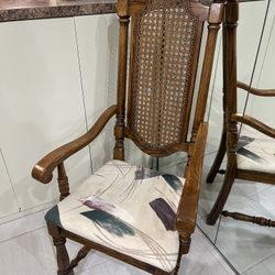 2 Beautiful Wood Chairs