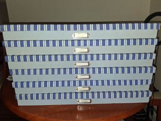 Pottery Barn storage boxes