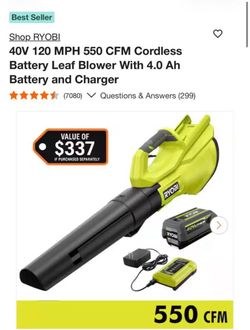 Ryobi Hand Leaf Blowet used like condition As is $110 firm