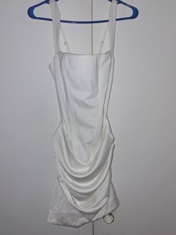 New White Sleeveless Dress