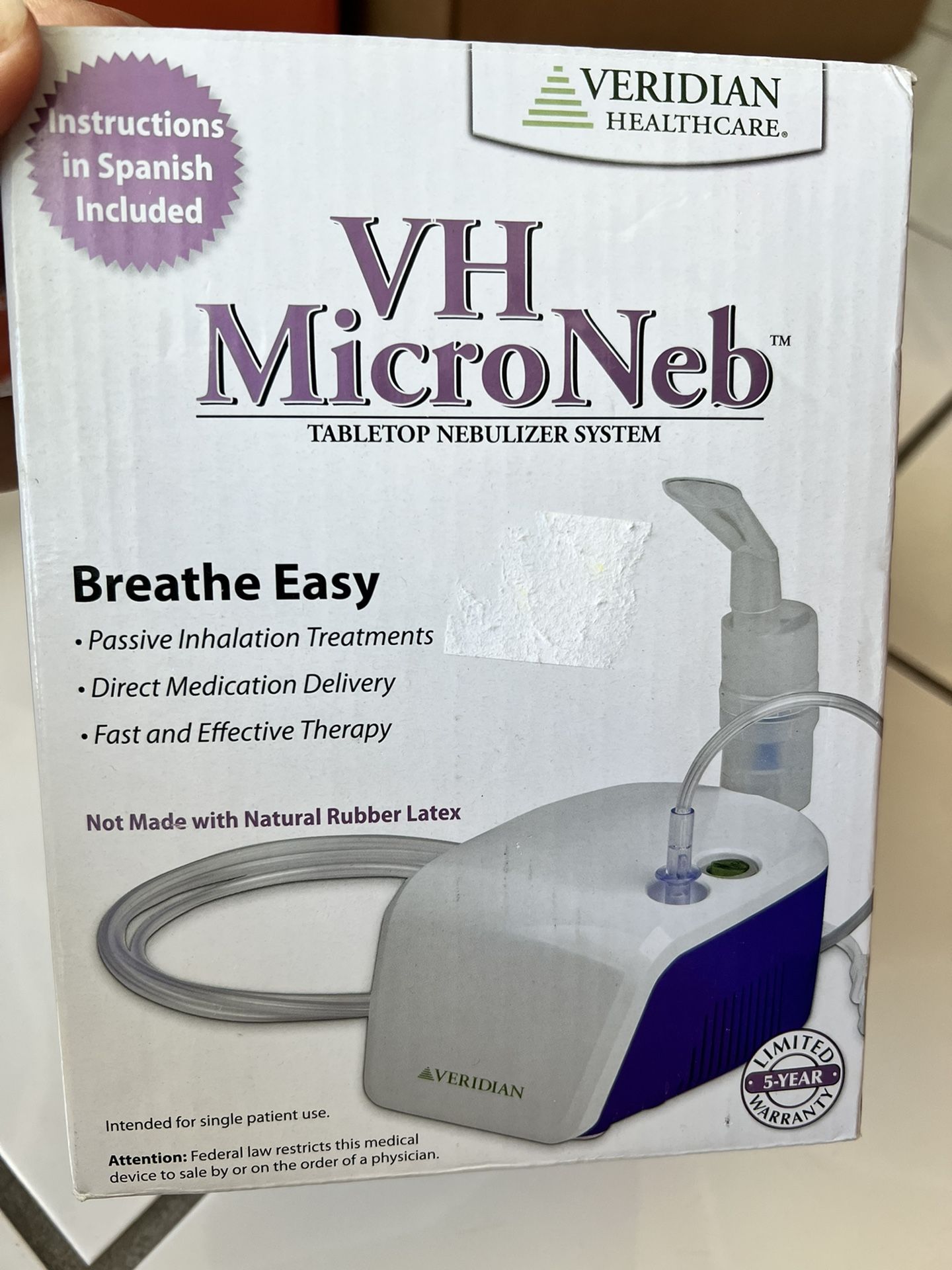 Nebulizador. Tabletop Nebulizer System. Compact.