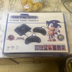 Sega Gênesis Classic Game Console Built In 81 Games 