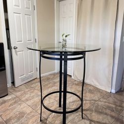 High Quality Durable Glass Bar Table