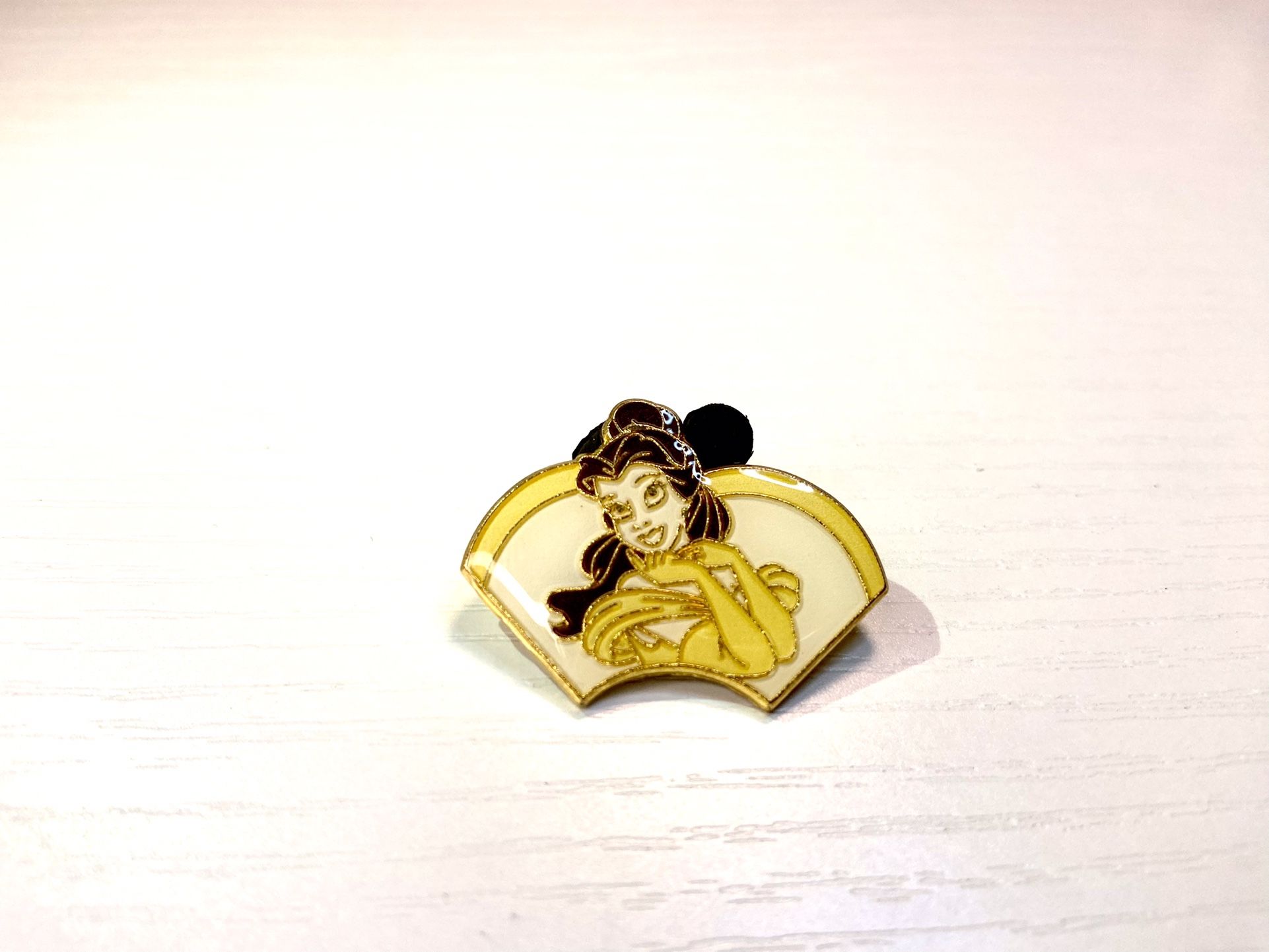 Golden Belle enamel pin Disney