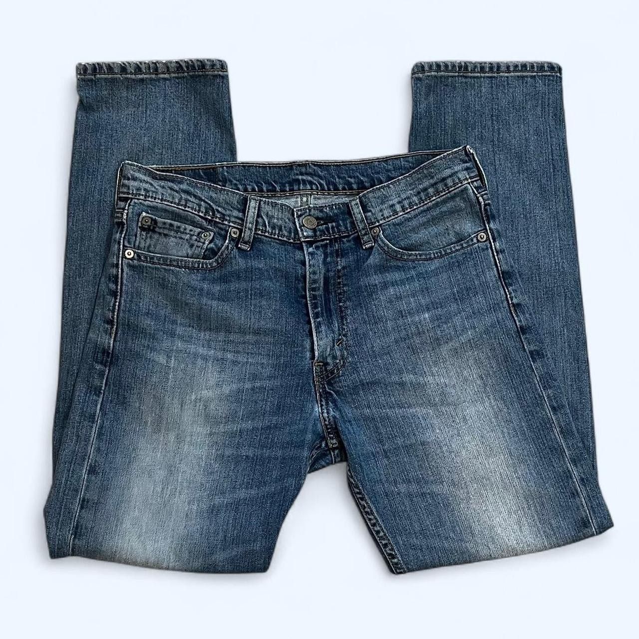 Levi's 513 Men’s 31 X 30 Slim Straight Leg Fit Light Wash Denim Blue Jeans