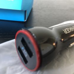 Brand New Anker Powerdrive2 24W 2-port USB Car Charger + Micro USB Cable