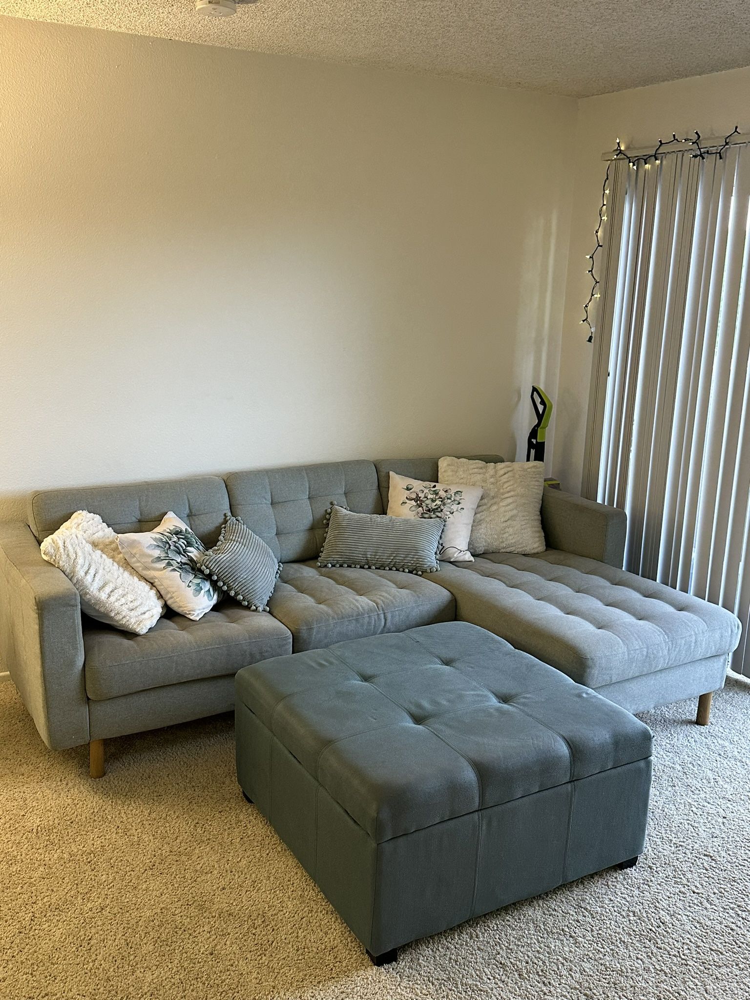 Ottoman With Spacious Storage