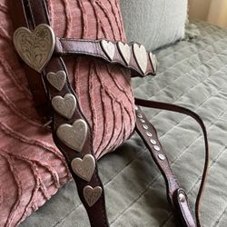 Leather And Silver Horse Bridle