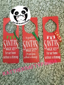 Santa's Magic Key Door Hanger